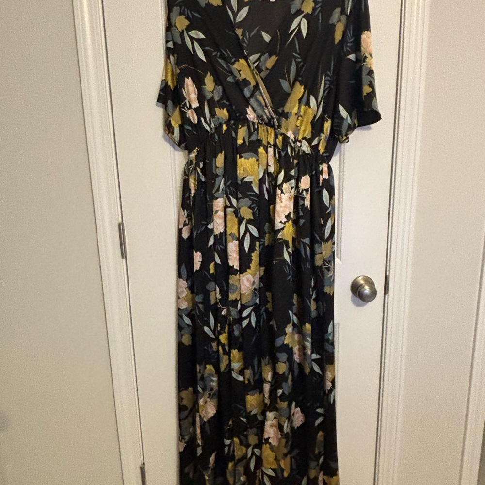 Baltic Born Black Floral Maxi Dress - Picture 3 of 6